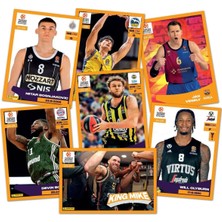 Panini Turkish Airlines Euroleague 2025 Çıkartma Albümü Başlangıç Paketi Set 36 Paket (180ADET)