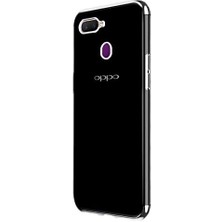 Metra Shop  Oppo A12 Kılıf Skyfall Transparent Clear Gümüş