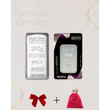 Vıctorıa Gold Sertifikalı 350 gr Külçe Gümüş 999 Ayar