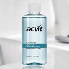 Acvit Glikolik Asitli Cilt Temizleme Toniği Arındırıcı 200 ml