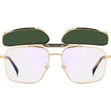 David Beckham Db 1187/G/C (J5G) 57 | Klipsli Polarize Unisex Yeşil Güneş Gözlüğü