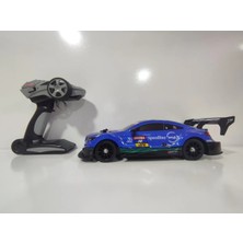 Boratila Toys 2.4 Ghz 30 Km Hız Yapabilen 7.4V Yedek Teker ve Dubalı Merso Kasa Drift Yarış Arabası (Mavi)