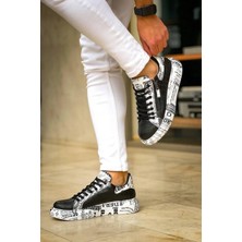 Kb-02  Kuback Bağcıklı Crocodile Siyah Gazete Günlük Erkek Ayakkabı