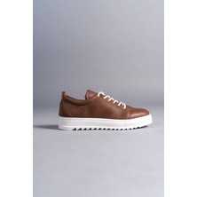 SLW152 Cool Bağcıklı Cilt Erkek Günlük Spor Klasik Ayakkabı Bt Taba