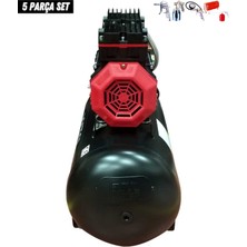 MYTOL 50 Litre Yağsız Sessiz Kompresör 1.5 HP 5 Parça Havalı Alet Seti Profesyonel Hava Kompresörü