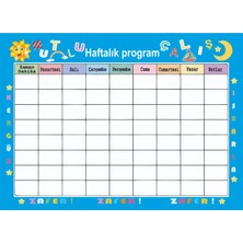 Pvs Sticker Haftalık, Aylık Program, Çalışma Planlayıcısı & Okul Ders Planı Takvimi,kalem Hediyeli