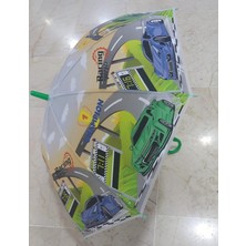 Rugby 8 Tel Oto Çocuk Şemsiye Erkek Garson Racing Champion Yarış Araba Yeşil Mavi Pist 1 Adet