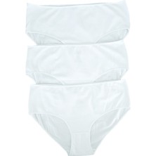 Must Have | 3'lü Organik Pamuk Yüksek Bel Slip Külot
