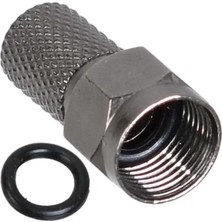 Rg6/u6 22 mm Si̇yah Contali F Konnektör (100LÜ Poşet) (4767)