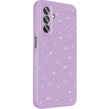 Galaxy A26 Kılıf Kamera Korumalı Simli Parıltılı Lüks Silikon