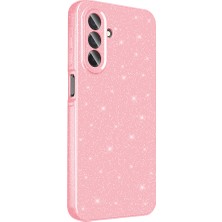 Galaxy A26 Kılıf Kamera Korumalı Simli Parıltılı Lüks Silikon