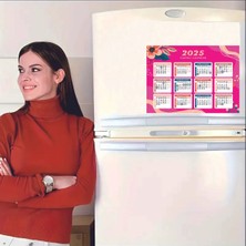 2025 Yılı Magnet Takvim 1 Adet 33 x 24  cm