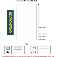 Özel Tasarım Çiçek Yaprak Antik Çizgi Etnik Desenli Dijital Baskılı (Tek Kanat) Modern Şık Fon Perde