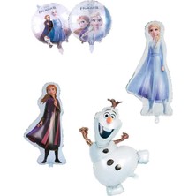 Karlar Ülkesi Frozen Elsa Folyo Balon Seti 5li