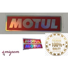 Miyrem Oto Aksesuar-Motul Hologram Sticker 16 x 4 cm