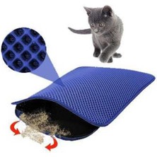 Kedi Tuvalet Önü Kum Toplayıcı Temizleyici Elekli Gri Paspas (4767) - ARS3938-3738