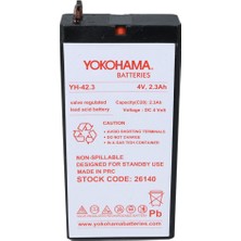 Yokohama Yh-42.3 4 Volt - 2.3 Amper Kuru Akü (50 x 100 x 22 Mm) (4767) - ARS4526-8553