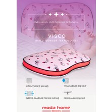 Visco Ortopedik Çocuk Yastığı Sensitive Baby Hava Kanallı yastık YEDEK KILIF HEDIYELİ(Melek) 45 x 30 x 7 cm