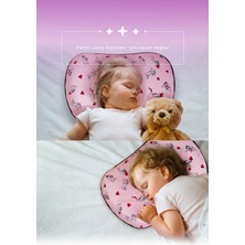 2 Adet Visco Ortopedik Çocuk Yastığı YEDEK KILIF HEDİYELİ Sensitive Baby Hava Kanallı YASTIK (Melek) 45 x 30 x 7 cm