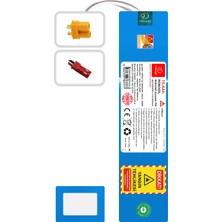 Robogil Giddy Kickscooter 36v 15,6ah 10s6p Uyumlu Scooter Pil Paketi / Bataryası Gıd.01.10s6p.26 Xt30 Jst