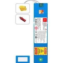Robogil Aprilla Esr1 Evo 36v 10,4ah 10s4p Uyumlu Scooter Pil Paketi / Bataryası Apr.01.10s4p.26 Xt60 Jst