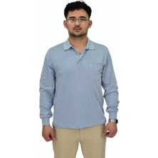 Erkek Mevsimlik Polo Yaka Sweatshirt 6830 BGL-ST04414