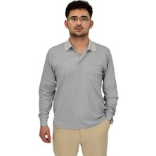 Erkek Mevsimlik Polo Yaka Sweatshirt 6830 BGL-ST04414