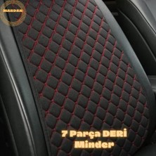 Galaxy Oto Koltuk Minderi 7 Parça Deri
