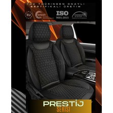 Galaxy Oto Koltuk Kılıfı - Deri ve Kabartmalı Özel Kumaş Prestij Serisi