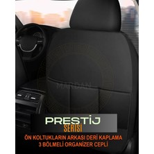 Galaxy Oto Koltuk Kılıfı - Deri ve Kabartmalı Özel Kumaş Prestij Serisi
