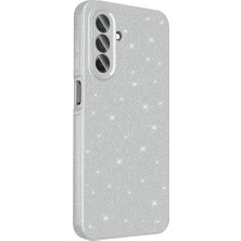 Galaxy A26 Kılıf Kamera Korumalı Simli Parıltılı Lüks Silikon