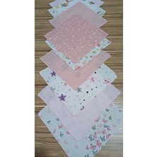 El Örgüsü Müslin 10'lu Agız Mendili 25*25