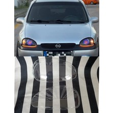 Corsa B Şeffaf Far Camı