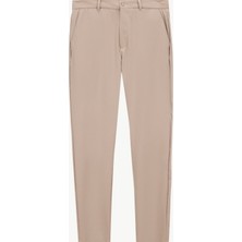 Fabrika Bağlamalı Bel Normal Paça Vizon Erkek Chino Pantolon F5SM-PNT 2732