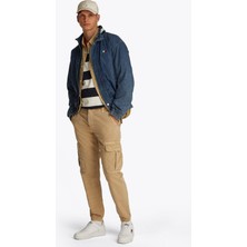 Tommy Jeans Normal Paça Bej Erkek Kargo Pantolon DM0DM20284ACT Tjm Ryan Cargo