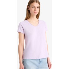 DeFacto %100 Pamuk Basic Düz Tişört K1507AZ25SM