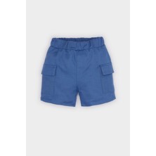 DeFacto %100 Pamuk Beli Lastikli Şort Erkek Bebek E7825A525SM
