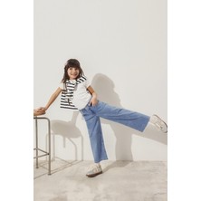 Mavi M7010036-89486 Kız Çocuk Lorı Lt Heart Print Denim Jean Pantolon