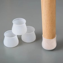 Life 12 Adet Silikon Yuvarlak Masa Sandalya Ayak Koruyucu MIT1097