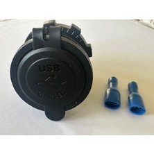 Montaj Tipi USB Şarj 12 Volt 2 Port USB Şarj Karavan Için USB Şarj Soketi KP-166