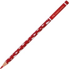 Faber Castell Başlık Kalemi Kırmızı Kalem Damlalı - 4 Adet