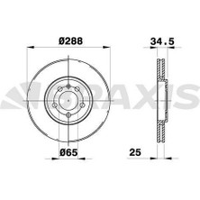 BRAXIS-AE0047 - On Fren Aynası Golf Iv 97> Bora 99> Polo V 09> Caddy Iıı / A1 10> A3 96> / Cordoba 02> Toledo Iı 98> Toledo Iv 12> Ibıza Iv 01> Ibıza