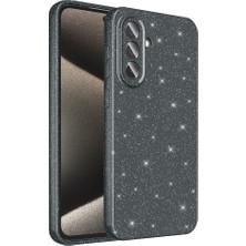 Başkenttekno Samsung Galaxy A36 Kılıf Kamera Korumalı Simli Lüks Koton Kapak