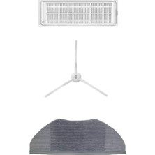 Roborge Xiaomi Vacuum Mop 2 Lite Robot Süpürge Uyumlu 3'lü Yedek Parça Seti