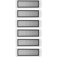 Roborge Roborock S6 Pure Robot Süpürge Uyumlu 6'lı Hepa Filtre - Yedek Parça Seti