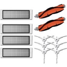 Roborge Xiaomi Vacuum Cleaner 1s  Robot Süpürge Uyumlu 12'li Yedek Parça Seti