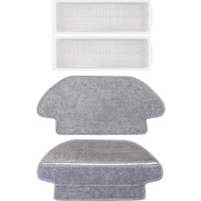 Roborge Viomi V2 Pro Robot Süpürge Uyumlu 4'lü Yedek Parça Seti