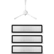 Roborge Dreame L10 Robot Süpürge Uyumlu 4'lü Yedek Parça Seti