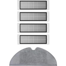 Roborge Xiaomi Vacuum Mop 2 Robot Süpürge Uyumlu 5'li Yedek Parça Seti