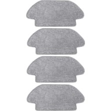 Roborge Xiaomi Mop Pro Robot Süpürge Uyumlu 4'lü Mop Bezi Seti